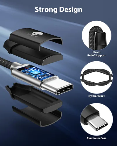 Vista 6 de Stouchi Adaptador USB C a 3,5 mm hembra, cable de conector de audio para auriculares tipo C Hi-Fi para iPhone 17/16/15, Pixel 9/8/7/6, iPad, Samsung