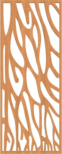 Vista 2 de 9 3/8"W x 24 3/8"H x 1/4"T Bristol Decorativos Paneles de Pared de Madera Calado, Cereza