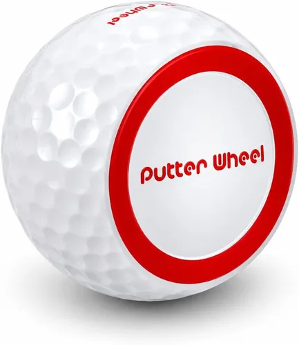 Vista 3 de PutterWheel Ayuda de entrenamiento para poner pelotas de golf (paquete de 3) – Sistema de entrenamiento de golf para práctica verde o esterilla