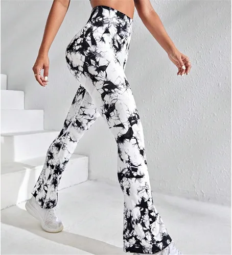 Vista 2 de TRENIS Leggings sin costuras de cintura alta para mujer, pantalones de fitness de punto, push up, yoga, deportes, entrenamiento, trasero