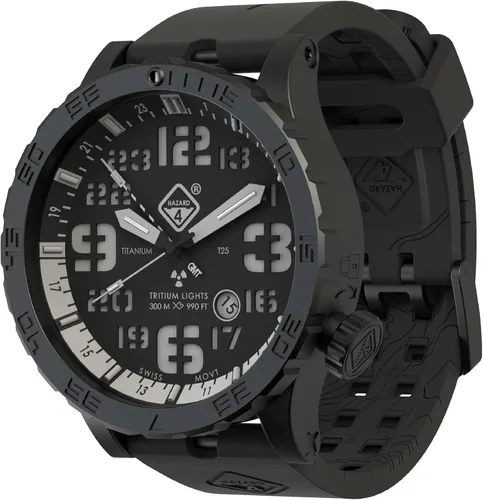 Vista 48 de HAZARD 4 Heavy Water Diver™ : Titanium Tritium Dive-Watch