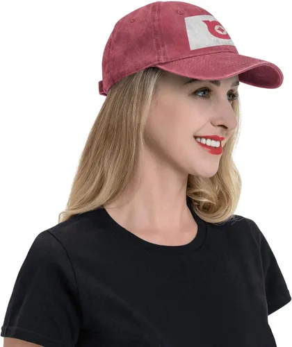 Vista 5 de Classic Flag of Toda Saitama Denim Hat Trucker Baseball Adjustable Dad Cap Black