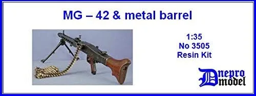 Vista 2 de Dnepro Model - MG-42 y Cañón de Metal DM3505, kit de modelo a escala 1/35