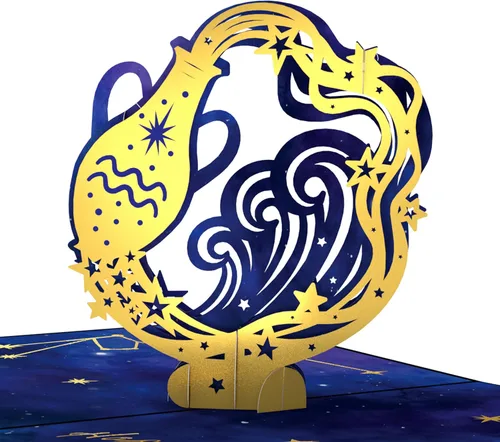 Vista 12 de Lovepop Tarjeta emergente de cumpleaños del zodiaco Capricornio, 5 x 7 pulgadas, tarjeta de cumpleaños para mujer, tarjeta de felicitación emergente