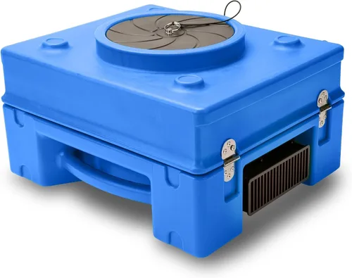 Vista 6 de B-Air RA-650 HEPA purificador de aire comercial industrial purificador de aire Máquina de aire negativo para restauración de daños por agua, azul