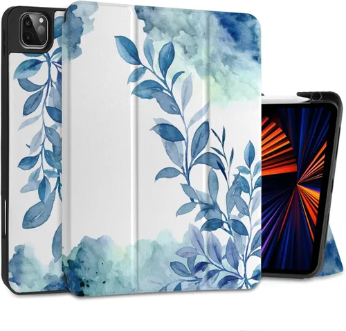 Vista 31 de DONGKE Funda protectora delgada para iPad Pro 2022/2021/2020/2018 de 11 pulgadas de generación 4/3/2/1 - Funda protectora delgada - Soporte