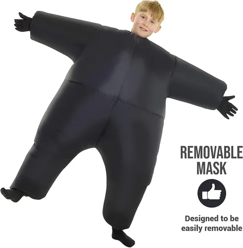 Vista 4 de Morph Inflatable Childrens MegaMorph Fat Suit Costumes - One