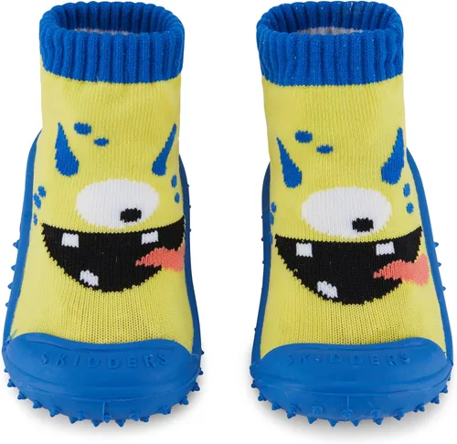 Vista 2 de Pantuflas antideslizantes para bebés niños y niñas Calcetines antideslizantes para bebés Zapatillas de casa para niños pequeños de primera calidad