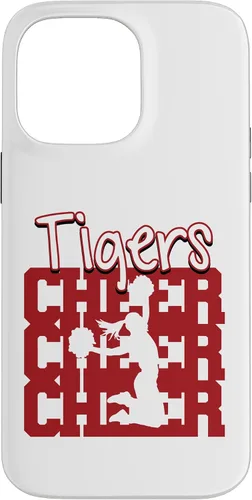 Vista 20 de Tigers Cheer Back to School Cheerleading Spirit M Case for iPhone 17