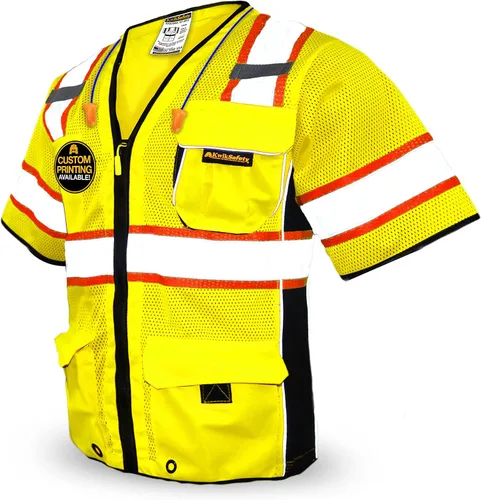 Vista 11 de KwikSafety Men's & Women's Class 3 Safety Vest ANSI OSHA Hi Vis Vest