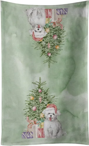 Vista 33 de Caroline's Treasures Toalla de cocina Christmas English Bulldog #2, 15 X 28, multicolor