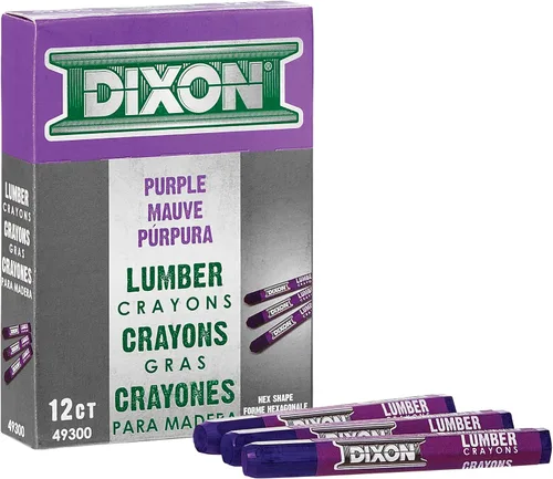 Vista 8 de Dixon Crayones de Madera, Negro Carbón, 12/Caja (49400)