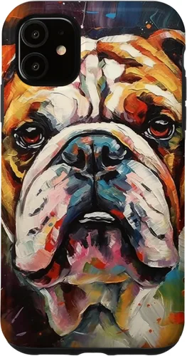 Vista 8 de Funda para iPhone 14 Pro Max English Bulldog Pet Paw Men Women Dog Lover