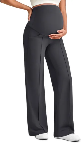 Vista 14 de G4Free EverGoing - Pantalones de maternidad para embarazadas, sobre el Negro