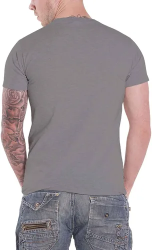 Vista 2 de BT21 BTS Kpop - Camiseta unisex de algodón con cuello redondo y manga corta, Insignias Gris