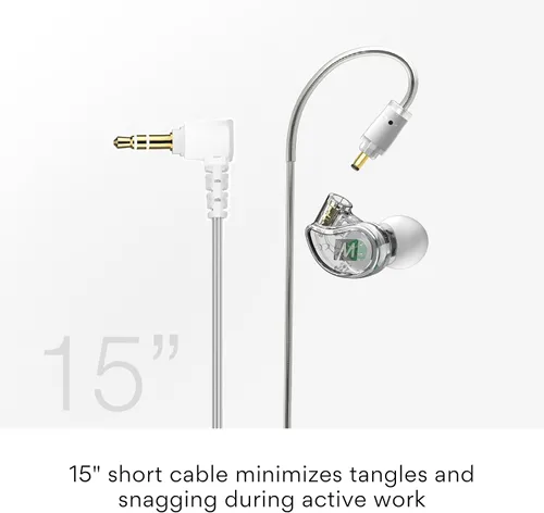 Vista 4 de MEE Audio Auricular M6 de un solo lado, lado derecho, cable de 15 pulgadas
