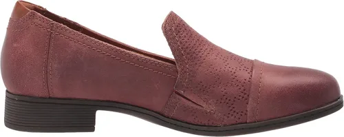 Vista 6 de Cobb Hill Crosbie - Mocasines sin cordones para mujer, Rojo, 7 ancho