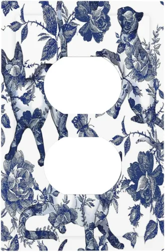 Vista 47 de Cubiertas Decorativas para Placas de Interruptor Diente de León Azul Rústico Citas Inspiradoras Casa de Campo Tablón de Madera Gris 1 Gang Cubierta