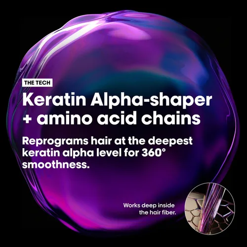 Vista 7 de L'Oréal Professionnel Keratin Alpha Sleek Transformer - Para cabello encrespado
