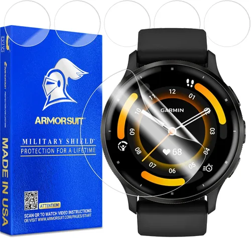 Vista 13 de ArmorSuit MilitaryShield - Protector de pantalla compatible con Fitbit Versa 2 (paquete de 6) de cobertura máxima, película transparente HD