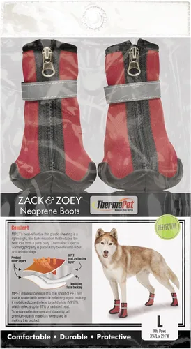 Vista 7 de Zack & Zoey ThermaPet - Botas de neopreno, color azul, talla XS