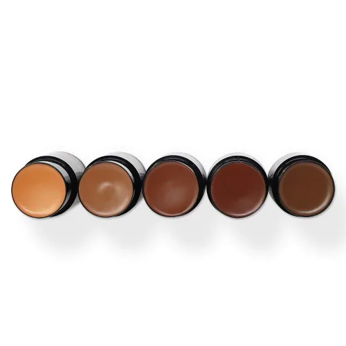 Vista 2 de Mehron Paleta de mezcla para mezclar crema Todos los Pro Kit Maquillaje de Cara, pelo, ojos, base de contorno, para cine, televisión, vídeo, Oscuro