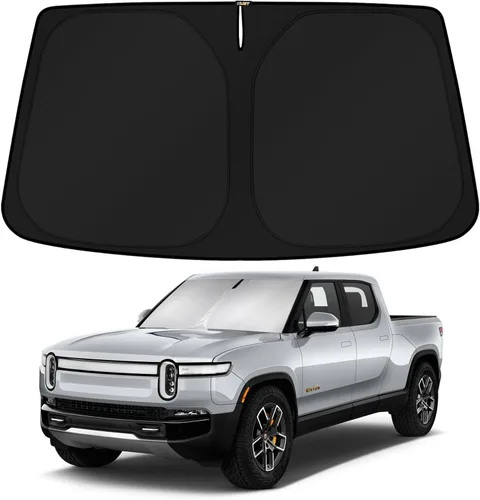 Vista 48 de KUST - Parasol plegable para parabrisas para BMW X1 E84, accesorios 2011 2012 2013 2014 2015, protector de visera de sol ajustable que bloquea