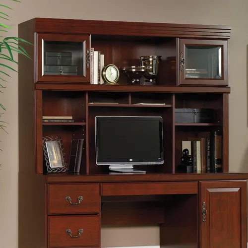 Vista 2 de Sauder Heritage Hill Hutch para 404944, acabado clásico cereza