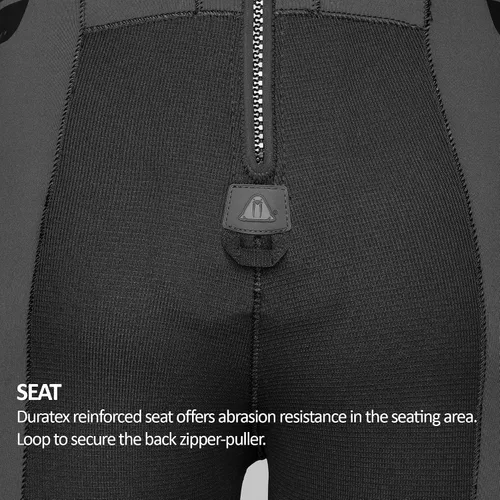 Vista 6 de Waterproof Traje de neopreno W7 0.197 in con cremallera trasera para hombre
