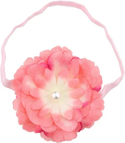 Vista 7 de Mameluco de verano con diseño floral y volantes para niña bebé, con diadema