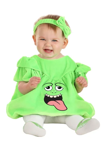 Vista 3 de Disfraz Inflable de Slimer para Bebés Ghostbusters Multicolor