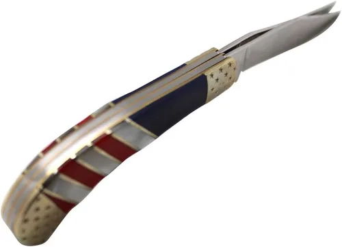 Vista 3 de Collection Everyday Carry - Cuchillo de bolsillo plegable manual con mango de resina suave (5118 USA)