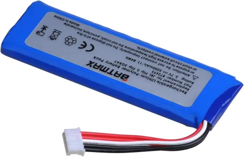 Vista 2 de Batmax Batería de alta capacidad de 3200 mAh + herramientas para JBL Flip 3 JBLFLIP3GRAY Altavoz Bluetooth portátil compatible con JBL GSP872693