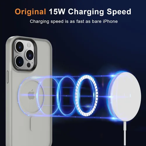 Vista 65 de MOCCA - Funda magnética resistente para iPhone XR de 6.1 pulgadas, compatible con MagSafe, funda con protección contra caídas de grado militar