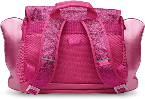 Vista 5 de Bixbee Mochila para niños pequeños con alas Edades de 3 a 5 Guardería preescolar y primaria para niños rubí frambuesa Ruby Raspberry S Viajar