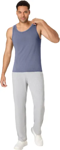 Vista 5 de Hanes Camiseta sin mangas Originals de mezcla triple para hombre, Camisetas sin mangas ligeras para hombre, Camiseta tipo tank sin mangas