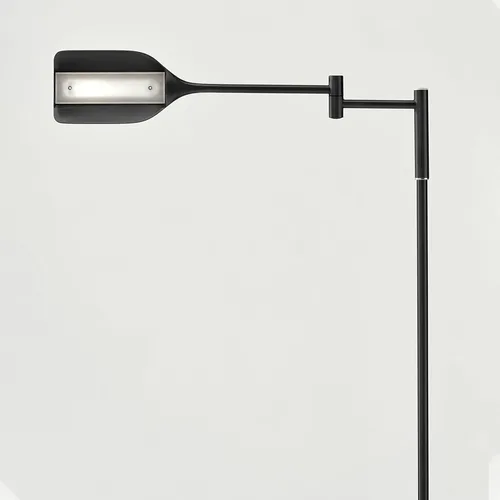 Vista 9 de Brightech Leaf Pharmacy Lámpara de lectura LED, lámpara de pie regulable con fácil rotación sobre silla o escritorio para salas de estar y oficinas