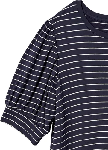 Vista 5 de Daily Ritual Vestido de manga corta abombada de toalla supersuave para mujer