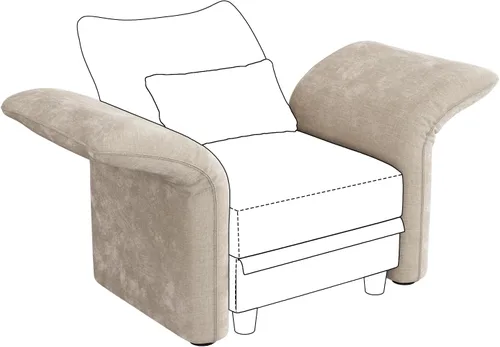 Vista 28 de LLappuil Sofa Storage Seat Module for Sectional Sofa, Square Ottoman for Modular Sectional Couches, Carton B, Beige Corduroy Pana beige