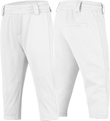 Vista 3 de QBK 2T3T4T5T a jóvenes niños pequeños Pantalones de béisbol Pantalones de béisbol Pantalones de sóftbol para niños pequeños Pantalones de béisbol
