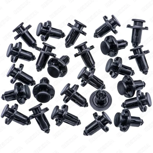Vista 2 de Rexka 25 piezas de 0.394 in de agujero para parachoques de motor para guardabarros y rejillas compatibles con Subaru 909140007 Baja Forester Impreza