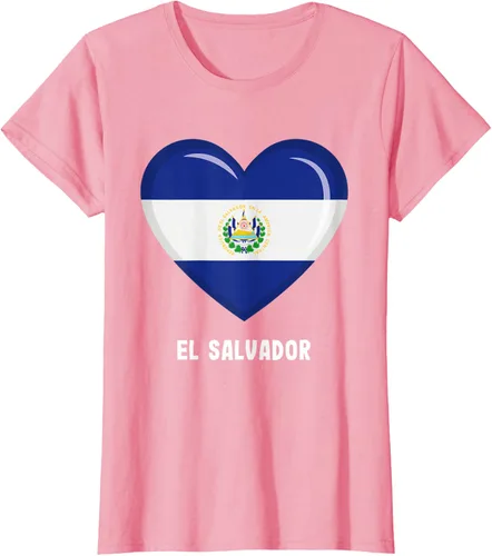 Vista 15 de Camiseta Bandera de El Salvador Camiseta salvadoreña