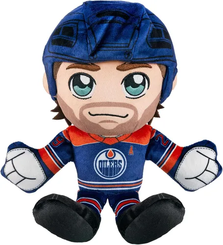 Vista 26 de Bleacher Creatures Calgary Flames Jonathan Huberdeau - Peluche sentado de 8 pulgadas de la NHL Kuricha - Superestrella de la NHL inspirada en Chibi
