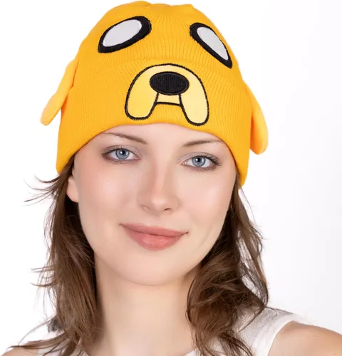 Vista 2 de ComfyCamper Gorro de perro amarillo para mujer, disfraz de Halloween para cosplay