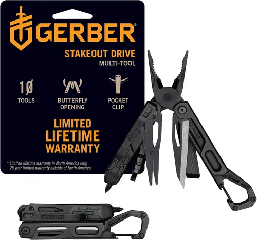 Vista 11 de Gerber Gear Stakeout Spark - Cuchillo plegable multiherramienta para mochileros, supervivencia, campamento, al aire libre, herramienta de bolsillo