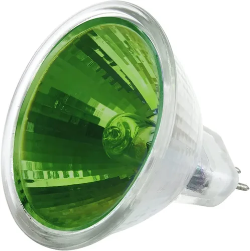 Vista 2 de Sunlite 66090-SU 50MR16/NSP/12V/G 50 vatios, halógena MR16 GU5.3 basada en mini bombilla reflectora, verde
