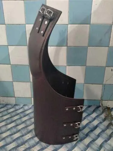 Vista 3 de Auténtico cuero texturizado NAPA para mujer, armadura medieval de recreación LARP SCA Armor