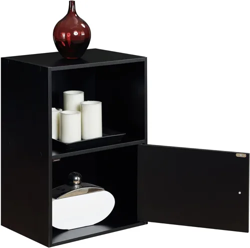 Vista 4 de Convenience Concepts Xtra Storage, armario de 1 puerta, color negro