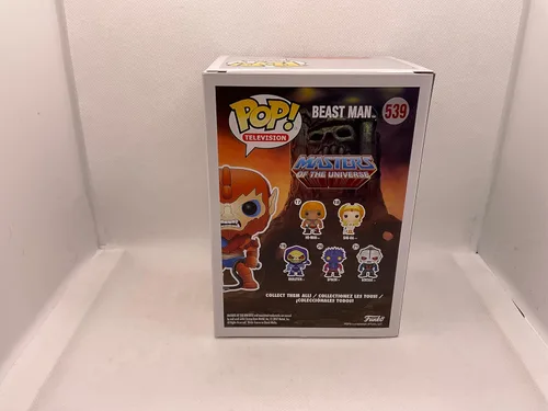 Vista 2 de Funko Pop! Television #539 Masters of The Universe Flocked Beast Man (Exclusivo de la Convención de Otoño 2017)