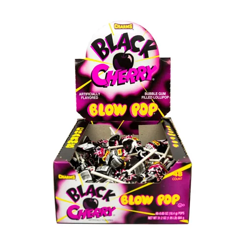 Vista 8 de Charms Paletas Blow Pops, caja de 48